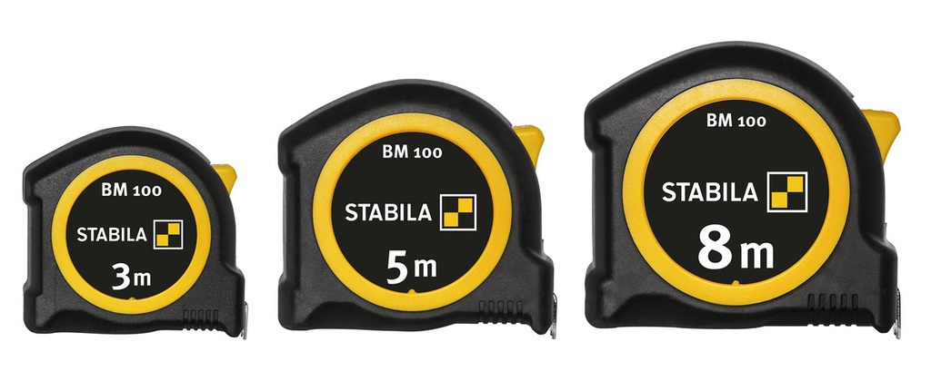 [19570] BM 100 pocket tape, metric scale (3m)